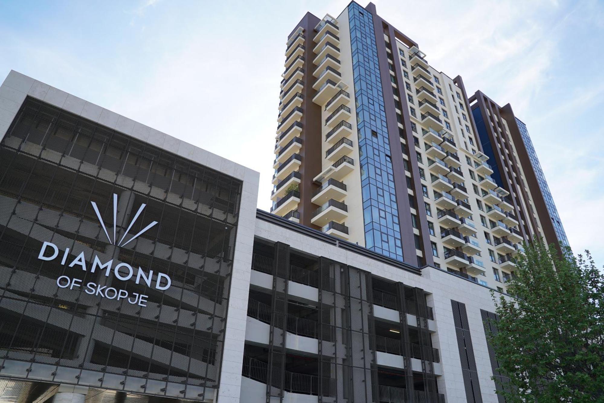 Diamond 72 Apartment , Skopje City - Center, Diamond Residences, Free Parking Exteriér fotografie